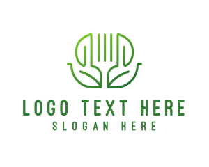 Dining - Healthy Vegetarian Restaurant logo design