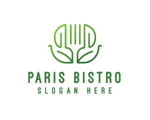 Healthy Vegetarian Restaurant logo design