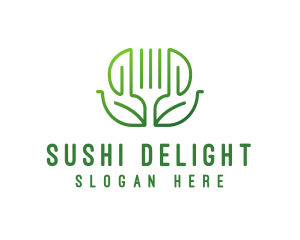 Healthy Vegetarian Restaurant logo design