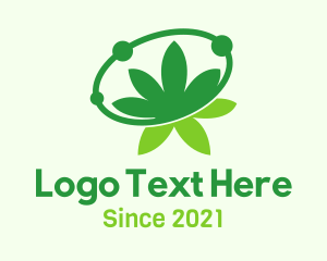 Petals - Green Cannabis Planet logo design