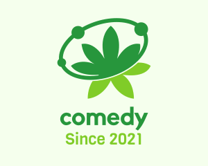 It - Green Cannabis Planet logo design