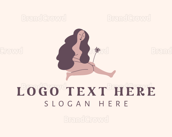 Sexy Nude Female Logo