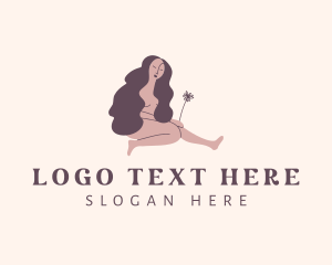 Lingerie - Sexy Nude Female logo design