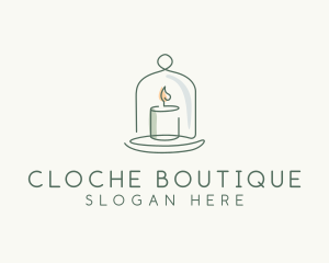 Cloche - Candle Cloche Decor logo design