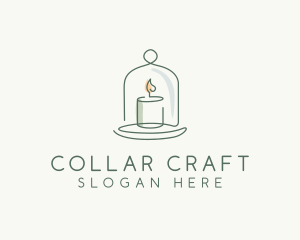 Candle Cloche Decor logo design