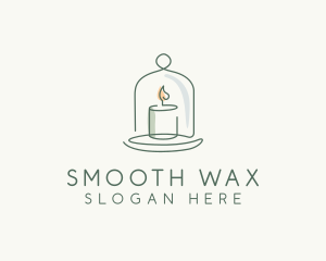 Candle Cloche Decor logo design