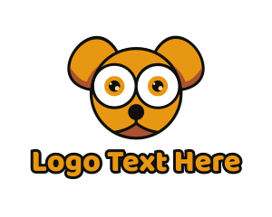 Orange Circle - Orange Baby Bear logo design