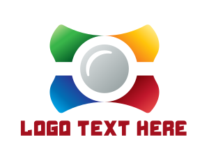 Videographer - Colorful Modern Camera logo design