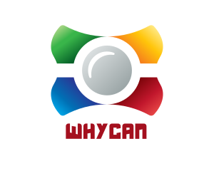 Colorful Modern Camera Logo