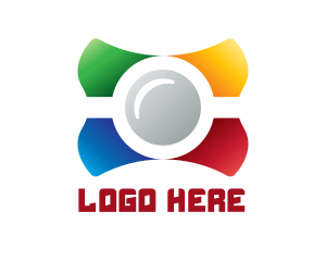 Photgraphy - Colorful Modern Camera logo design