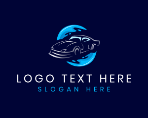 Washing - Car Washing Detailing logo design