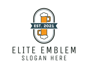 Badge - Beer Pub Badge logo design