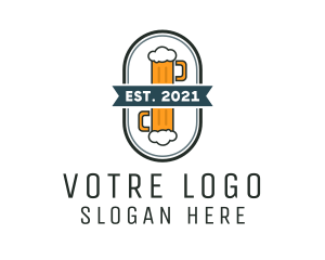 Badge - Beer Pub Badge logo design