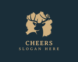 Deer Animal Silhouette Logo