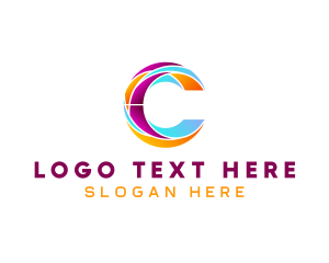 Multimedia - Multimedia Global Letter C logo design