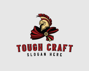 Tough Spartan Warrior logo design