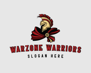 Tough Spartan Warrior logo design