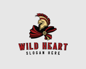 Tough Spartan Warrior logo design