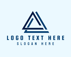Letter A - Geometric Business Company logo design