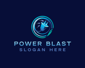 Energy Power Plug logo design