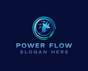 Energy Power Plug logo design