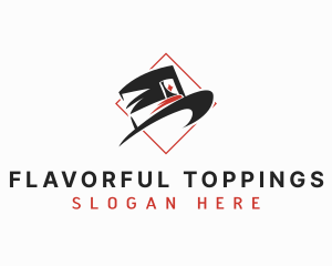 Magician Top Hat logo design