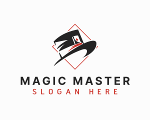 Trick - Magician Top Hat logo design