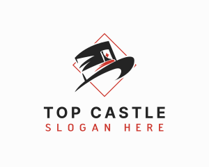 Magician Top Hat logo design