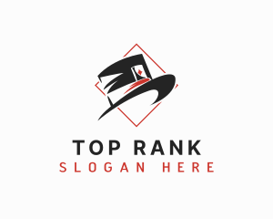 Magician Top Hat logo design