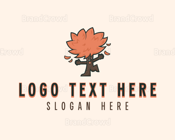 Autumn Garden Tree Logo