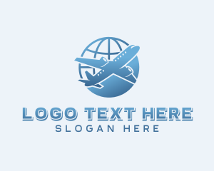 Logistics - Global Freight Aviation logo design