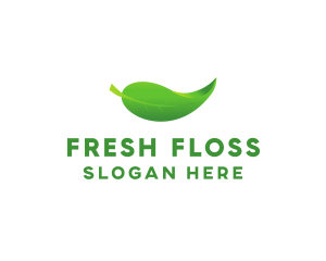 Floss - Organic Leaf Spa logo design