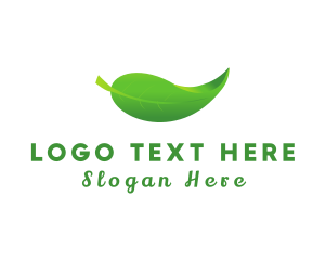 Green Leaf - Green Organic Leaf logo design