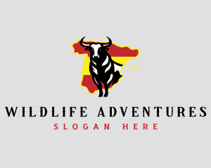 Spain Wild Bull logo design