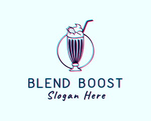 Smoothie - Milkshake Smoothie Drink logo design