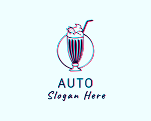 Cooler - Milkshake Smoothie Drink logo design