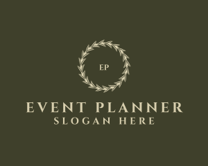 Luxury Leaves Event Planner logo design