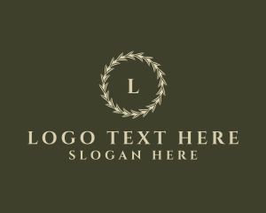 Luxury Leaves Event Planner Logo