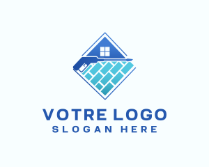 Floor - House Water Pressure Cleaner logo design