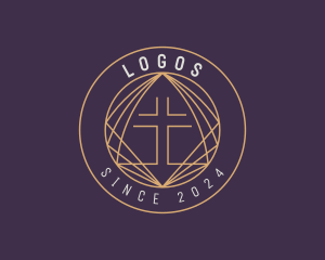Ministry - Spiritual Fellowship Cross logo design