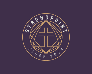 Religious - Spiritual Fellowship Cross logo design
