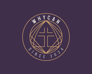 Faith - Spiritual Fellowship Cross logo design
