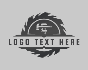 Emblem - Saw Hammer Tools logo design