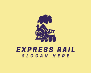 Railway - Toy Train Transportation logo design