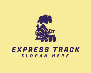 Train - Toy Train Transportation logo design