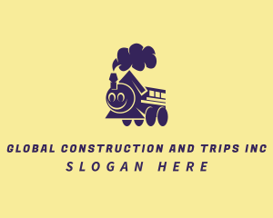 Railway Station - Toy Train Transportation logo design