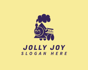 Jolly - Toy Train Transportation logo design