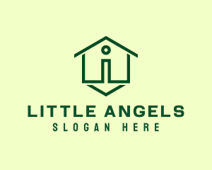 Mortgage - House Construction Letter I logo design
