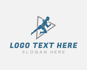 Sprinter - Health Fitness Runner logo design