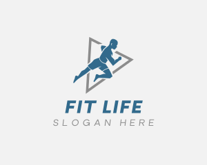 Health Fitness Runner logo design